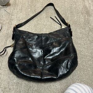 Black super soft leathered HOBO purse